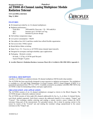 ACT8506-901-1S Datasheet PDF Aeroflex Corporation