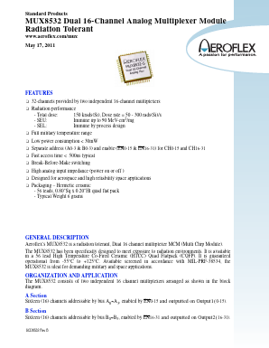 MUX8532-7 Datasheet PDF Aeroflex Corporation
