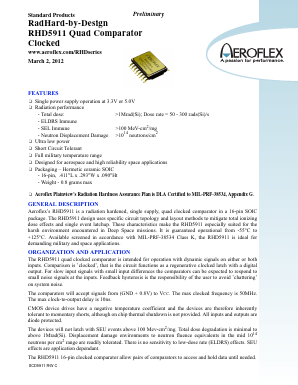 5962H1024202KXC Datasheet PDF Aeroflex Corporation