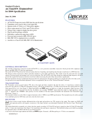 ACT4435NFP Datasheet PDF Aeroflex Corporation