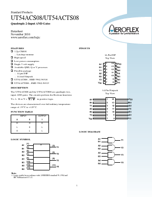 5962H9651901QCX Datasheet PDF Aeroflex Corporation
