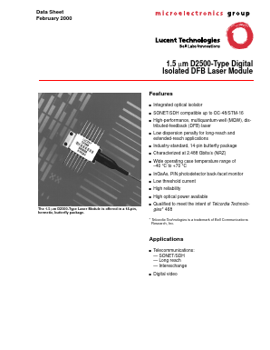 107952723 Datasheet PDF Agere -> LSI Corporation