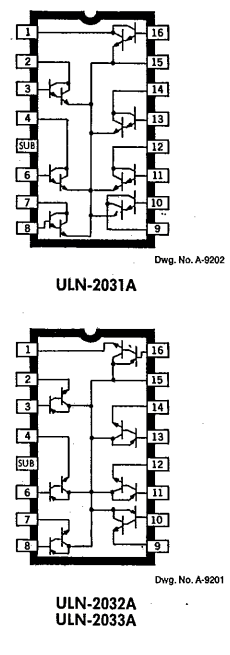 ULN2033A Datasheet PDF Allegro MicroSystems
