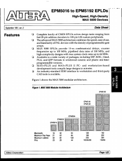 EPM5310 Datasheet PDF Altera Corporation