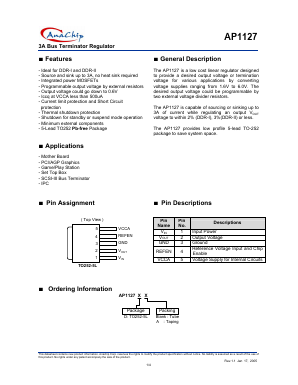 AP1127 Datasheet PDF Anachip Corporation
