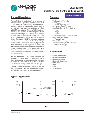 AAT4282A Datasheet PDF Analog Technology Inc