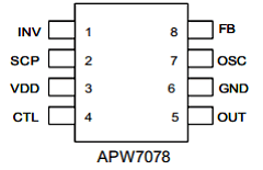 APW7078XI-TRL Datasheet PDF Anpec Electronics