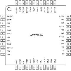 APW7095QDE-TRG Datasheet PDF Anpec Electronics