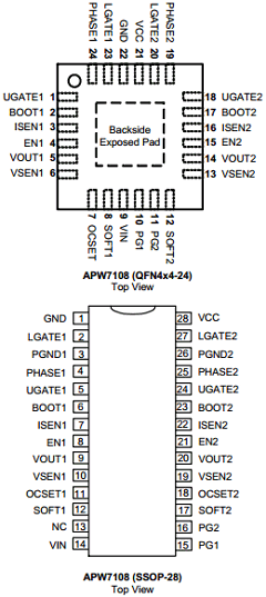 APW7108 Datasheet PDF Anpec Electronics