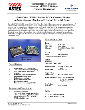 AEH60G48 Datasheet PDF Astec Semiconductor => Silicon Link