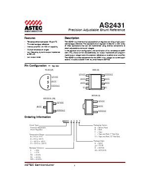AS2431B2SB Datasheet PDF Astec Semiconductor => Silicon Link