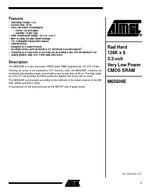 MM0-65609EV-40-E Datasheet PDF Atmel Corporation