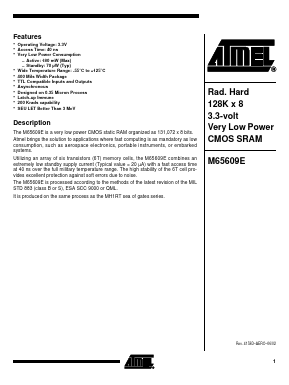 MMDJ-65609EV-40MQ Datasheet PDF Atmel Corporation