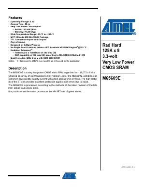 MM0-65609EV-40SV Datasheet PDF Atmel Corporation