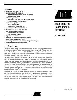 AT28C256-15PU Datasheet PDF Atmel Corporation