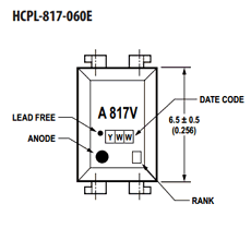 HCPL-817-W60E Datasheet PDF Avago Technologies