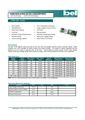 V7PB-15E1AL Datasheet PDF Bel Fuse Inc.