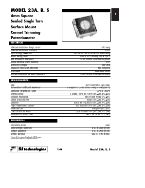 23AR10KLFTR Datasheet PDF BI Technologies
