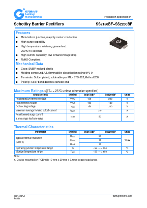 SS2200BF Datasheet PDF Galaxy Semi-Conductor