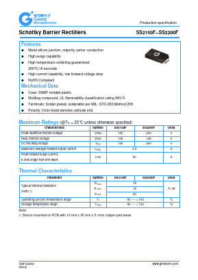 SS2200F Datasheet PDF Galaxy Semi-Conductor