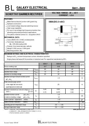 S5818 Datasheet PDF Galaxy Semi-Conductor