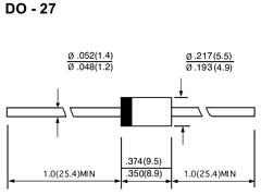 1N5403 Datasheet PDF Galaxy Semi-Conductor
