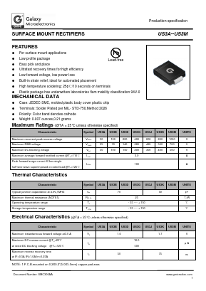 US3D Datasheet PDF Galaxy Semi-Conductor