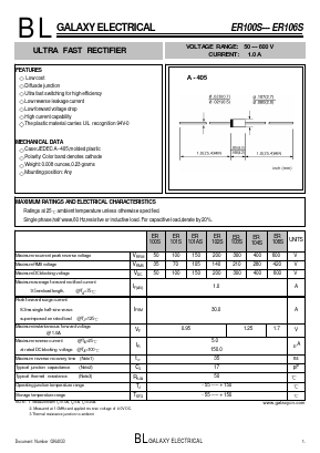 ER102S Datasheet PDF Galaxy Semi-Conductor