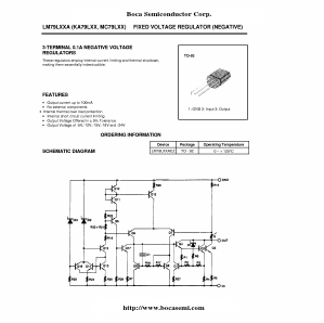 LM79L05 Datasheet PDF Boca Semiconductor