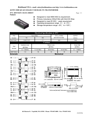 40ST1025-1_M Datasheet PDF Bothhand USA, LP.
