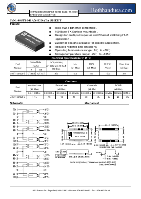 40ST1041AX-E Datasheet PDF Bothhand USA, LP.