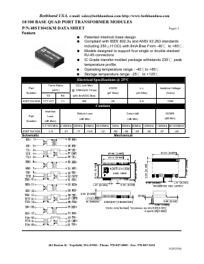 40ST1041KM Datasheet PDF Bothhand USA, LP.