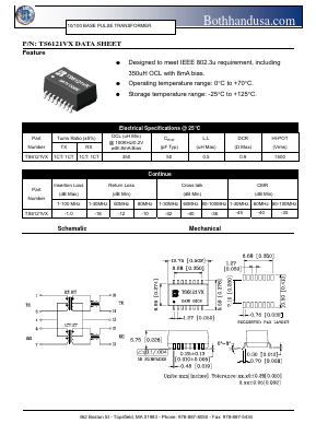 TS6121VX Datasheet PDF Bothhand USA, LP.