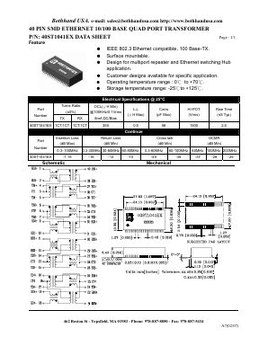40ST1041EX Datasheet PDF Bothhand USA, LP.