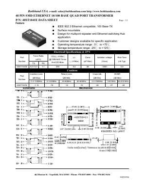 40ST1041E Datasheet PDF Bothhand USA, LP.
