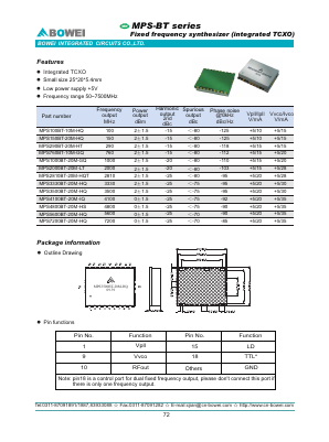 MPS4100BT-20M-IQ Datasheet PDF BOWEI Integrated Circuits CO.,LTD.