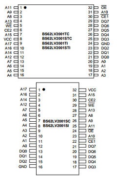 BS62LV2001 Datasheet PDF Brilliance Semiconductor