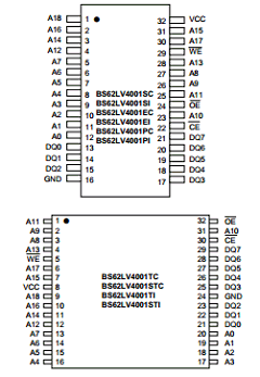 BS62LV4001 Datasheet PDF Brilliance Semiconductor