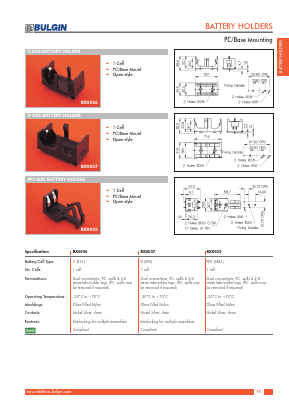 BX0037 Datasheet PDF Elektron Components Ltd.