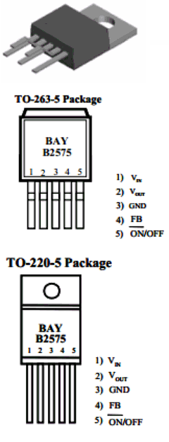 LM2575S-5 Datasheet PDF Bay Linear