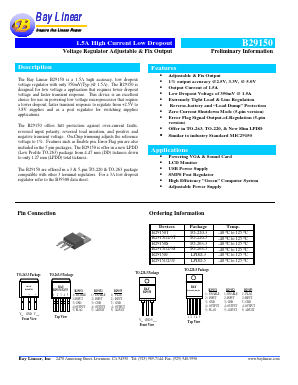 B29153S-ADJ Datasheet PDF Bay Linear