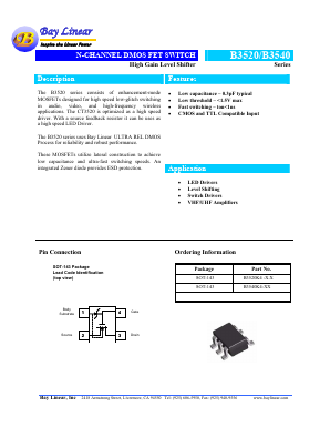 B3520K4 Datasheet PDF Bay Linear