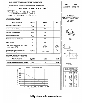 MK2955 Datasheet PDF Boca Semiconductor