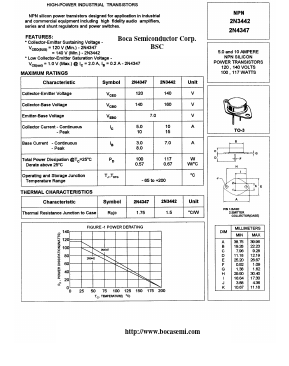 2N3447 Datasheet PDF Boca Semiconductor