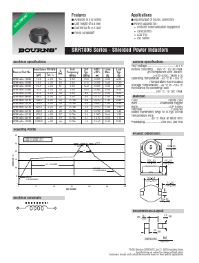 SRR1806-681M Datasheet PDF Bourns, Inc