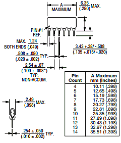 4608M-102-RC Datasheet PDF Bourns, Inc
