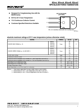 BD545A Datasheet PDF Bourns, Inc