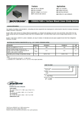 CD0603-Z11 Datasheet PDF Bourns, Inc