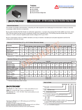 CD214A-B170 Datasheet PDF Bourns, Inc