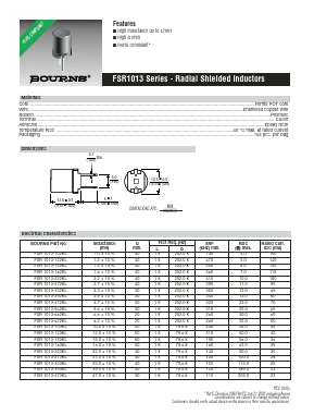 FSR1013-682KL Datasheet PDF Bourns, Inc